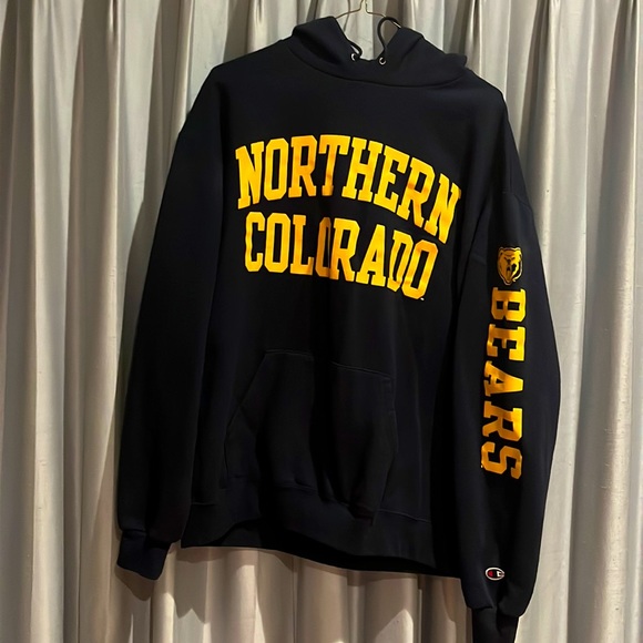 Champion Eco Friendly Other - Men’s Champion Northern Colorado Bears Hoodie Size L, Blue w/ Gold, Eco Fleece